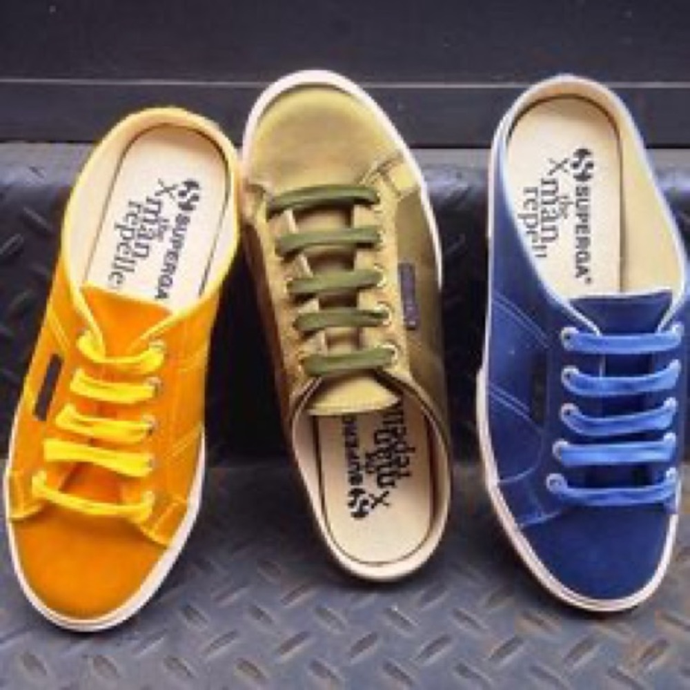 Superga x Man Repeller Silk size 9